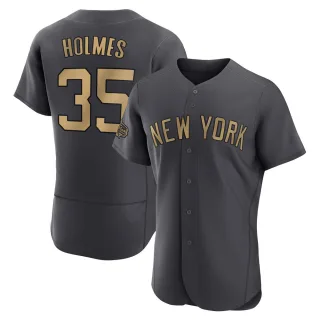 Men's Authentic Charcoal Clay Holmes New York Yankees 2022 All-Star Game Jersey