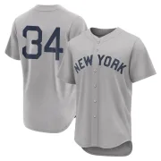 Men's Authentic Gray Mel Stottlemyre New York Yankees 2021 Field of Dreams Jersey