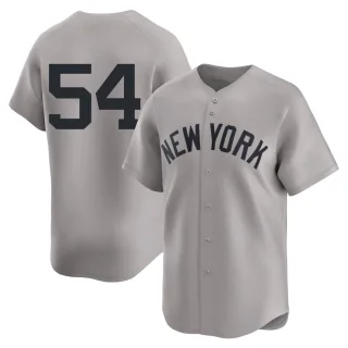 Men's Limited Gray Tim Hill New York Yankees Away 2nd Jersey