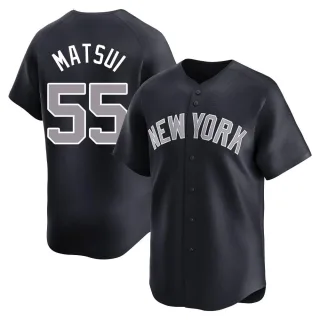 Men's Limited Navy Hideki Matsui New York Yankees Alternate Jersey