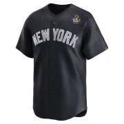 Men's Limited Navy Mel Stottlemyre New York Yankees Alternate 2024 World Series Jersey