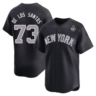 Men's Limited Navy Yerry de los Santos New York Yankees Alternate 2024 World Series Jersey