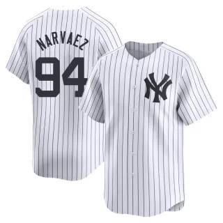 Men's Limited White Carlos Narvaez New York Yankees Yankee Home Jersey