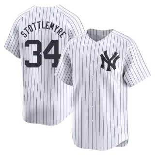 Men's Limited White Mel Stottlemyre New York Yankees Yankee Home Jersey