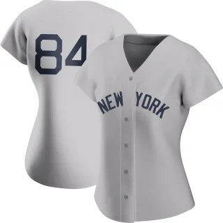 Women's Authentic Gray Albert Abreu New York Yankees 2021 Field of Dreams Jersey