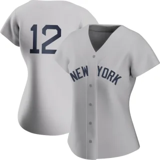 Women's Authentic Gray Trent Grisham New York Yankees 2021 Field of Dreams Jersey