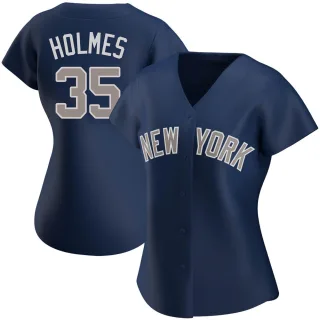 Women's Authentic Navy Clay Holmes New York Yankees Alternate Jersey