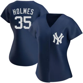 Women's Authentic Navy Clay Holmes New York Yankees Alternate Team Jersey