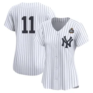 Women's Limited White Anthony Volpe New York Yankees Yankee Home 2nd 2024 World Series Jersey