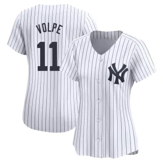 Women's Limited White Anthony Volpe New York Yankees Yankee Home Jersey