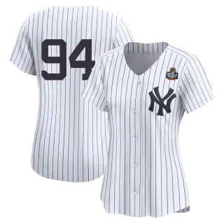 Women's Limited White Carlos Narvaez New York Yankees Yankee Home 2nd 2024 World Series Jersey