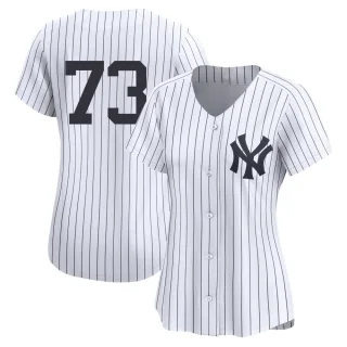 Women's Limited White Yerry de los Santos New York Yankees Yankee Home 2nd Jersey