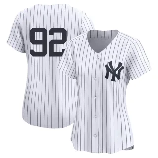 Women's Limited White Yoendrys Gomez New York Yankees Yankee Home 2nd Jersey