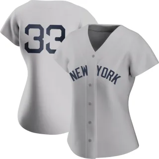 Women's Replica Gray David Wells New York Yankees 2021 Field of Dreams Jersey