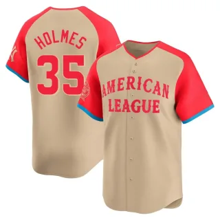 Youth Limited Cream Clay Holmes New York Yankees American League 2024 All-Star Game Jersey