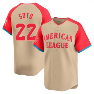 Youth Limited Cream Juan Soto New York Yankees American League 2024 All-Star Game Jersey