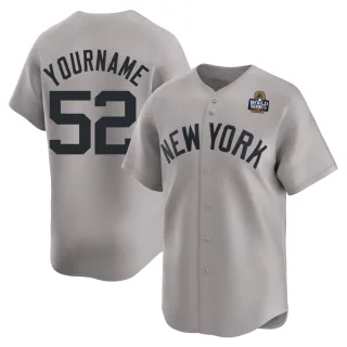 Youth Limited Gray CC Sabathia New York Yankees Away 2024 World Series Jersey