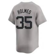 Youth Limited Gray Clay Holmes New York Yankees Away 2024 World Series Jersey