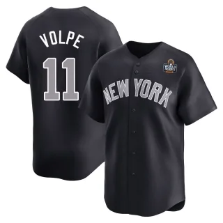 Youth Limited Navy Anthony Volpe New York Yankees Alternate 2024 World Series Jersey