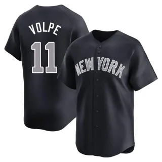 Youth Limited Navy Anthony Volpe New York Yankees Alternate Jersey