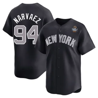 Youth Limited Navy Carlos Narvaez New York Yankees Alternate 2024 World Series Jersey