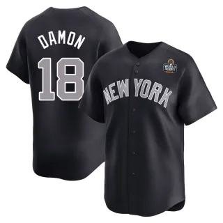 Youth Limited Navy Johnny Damon New York Yankees Alternate 2024 World Series Jersey