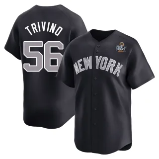 Youth Limited Navy Lou Trivino New York Yankees Alternate 2024 World Series Jersey