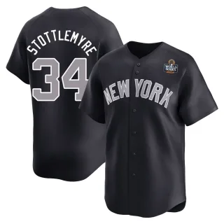 Youth Limited Navy Mel Stottlemyre New York Yankees Alternate 2024 World Series Jersey