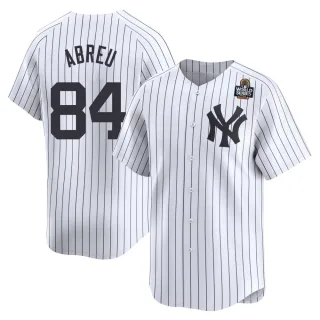 Youth Limited White Albert Abreu New York Yankees Yankee Home 2024 World Series Jersey