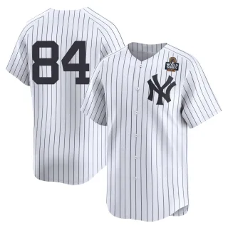 Youth Limited White Albert Abreu New York Yankees Yankee Home 2nd 2024 World Series Jersey