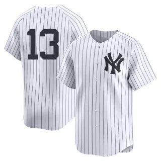 Youth Limited White Jazz Chisholm Jr. New York Yankees Yankee Home 2nd Jersey