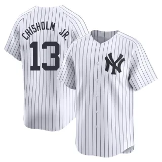 Youth Limited White Jazz Chisholm Jr. New York Yankees Yankee Home Jersey