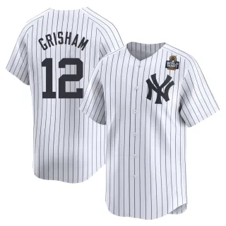 Youth Limited White Trent Grisham New York Yankees Yankee Home 2024 World Series Jersey