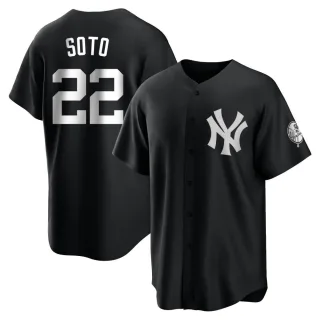 Youth Replica Black/White Juan Soto New York Yankees Jersey