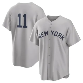 Youth Replica Gray Anthony Volpe New York Yankees 2021 Field of Dreams Jersey