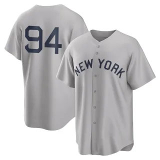 Youth Replica Gray Carlos Narvaez New York Yankees 2021 Field of Dreams Jersey