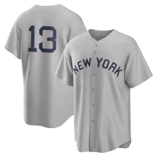 Youth Replica Gray Jazz Chisholm Jr. New York Yankees 2021 Field of Dreams Jersey