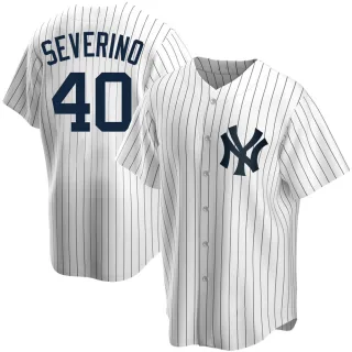 Luis Severino New York Yankees Fanatics Authentic Game-Used #40 Gray Jersey  vs. Los Angeles Dodgers on June 2, 2023